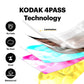 Kodak Dock Plus photo printer: official 4PASS colour layers and lamination diagram
