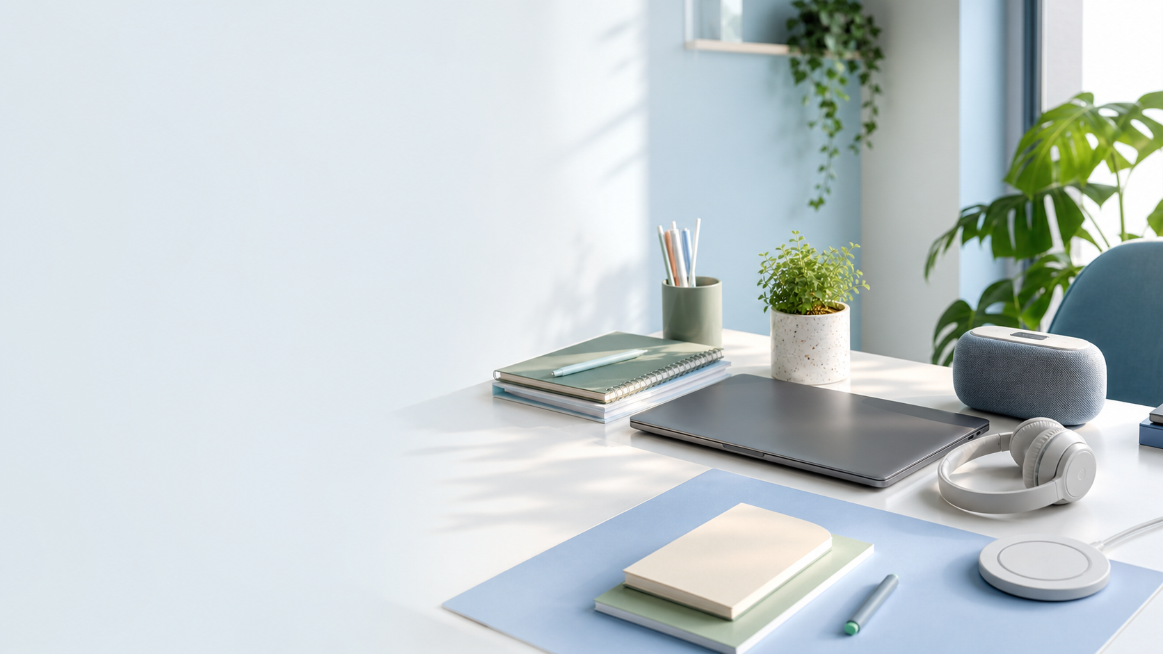 Technology setup for study, work and everyday life