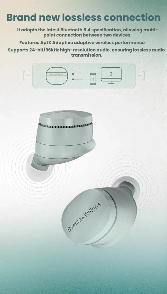 Bowers & Wilkins PI6 Active Noise Cancelling TWS Earbuds - product photo 9