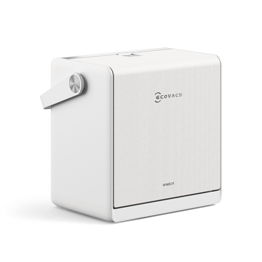 ECOVACS WINBOT W2S PRO OMNI Window Cleaning Robot – White – Portable OMNI station