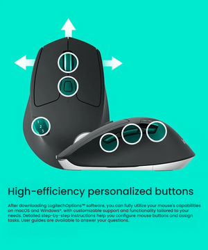 Logitech M720 Triathlon Multi-Device Wireless Mouse