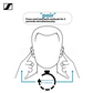 Sennheiser MTW4 ergonomic secure-fit design with multiple ear tips and fins