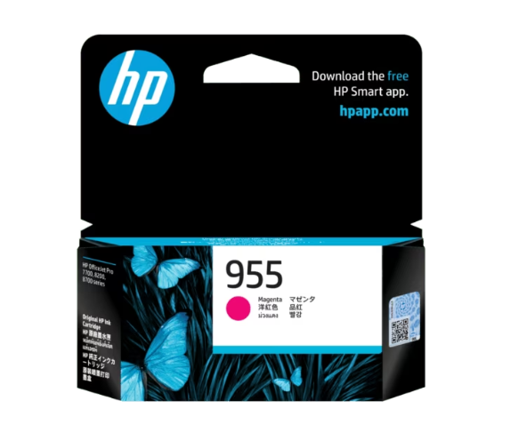 HP 955 magenta original ink cartridge L0S54AA