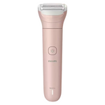 Philips Lady Shaver Series 6000 cordless wet and dry shaver in pink, front view