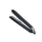 Black ghd Platinum+ Smart Styler displayed at an angle. Highlights ergonomic handle, digital power button, and ultra-thin floating plates for effortless glide.