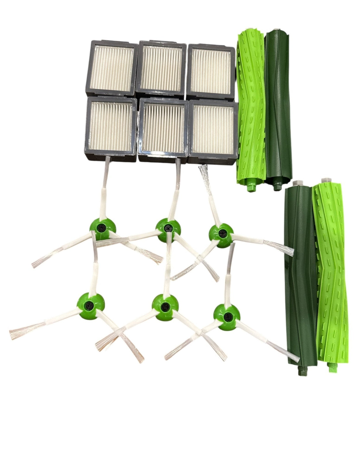 Robot Specialist Roomba e, i and j kit with two roller pairs, six side brushes and six filters