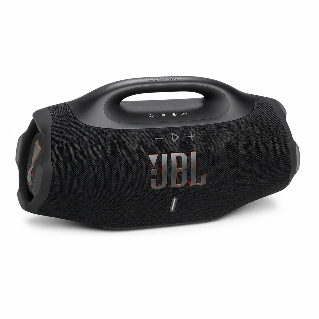 JBL Boombox 4 speaker top view with carry handle