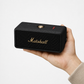 Marshall Emberton III speaker held in hand to show size