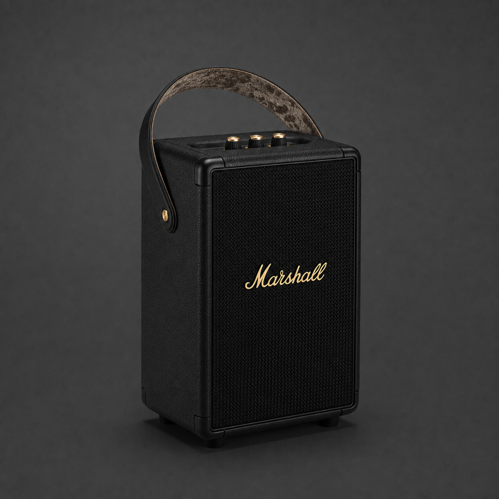 Marshall Tufton portable speaker angled product view