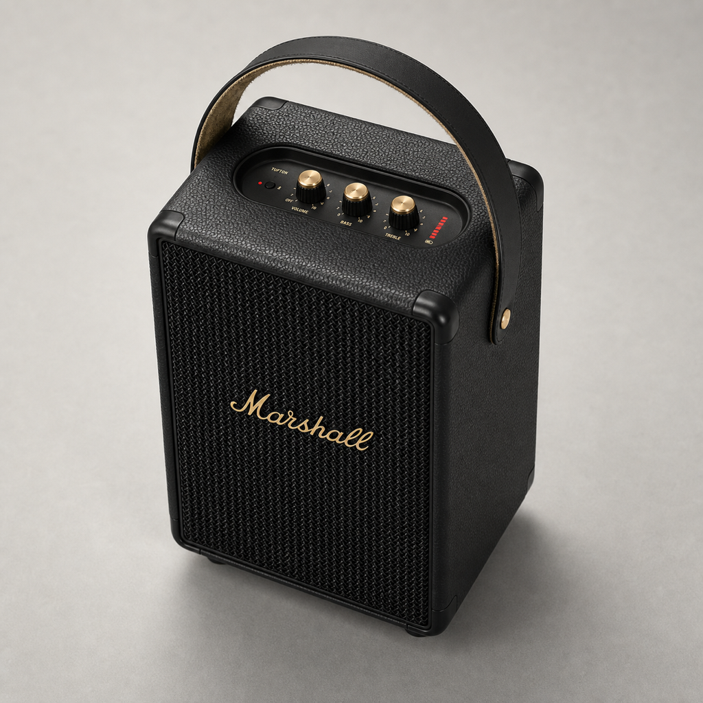 Marshall Tufton speaker high angle view