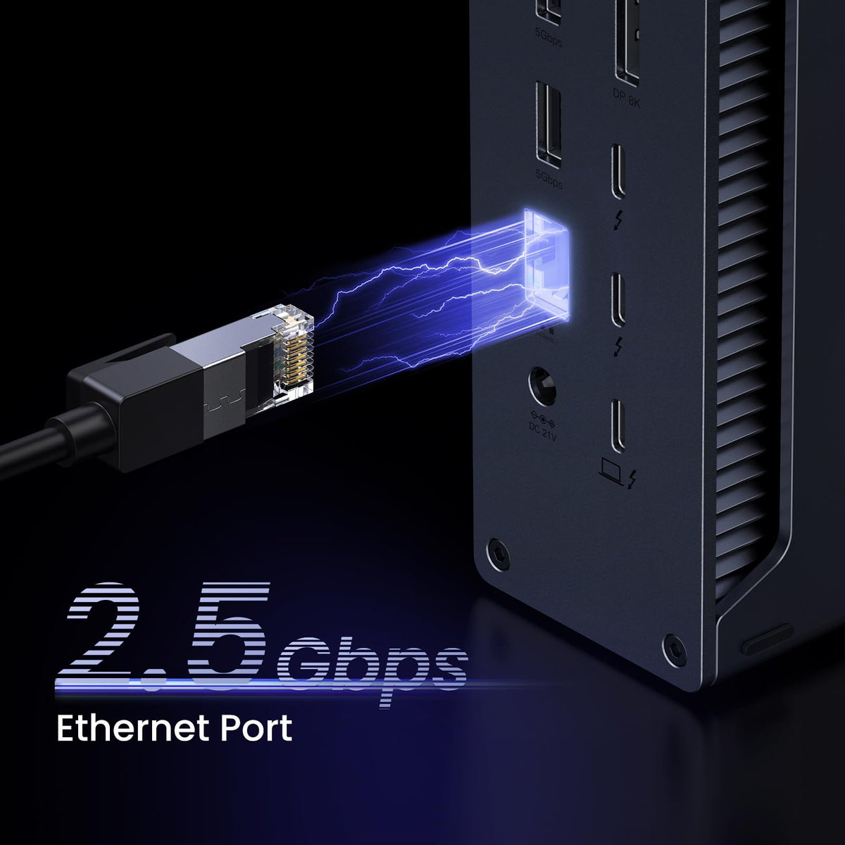 UGREEN 25054 SD and microSD card connections